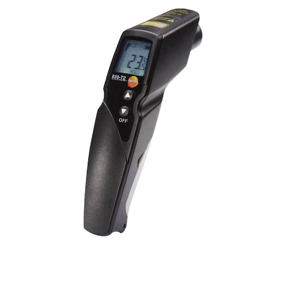Testo 830-T2 IR Thermometer, 12:1 optics & dual laser 0560 8312 - main